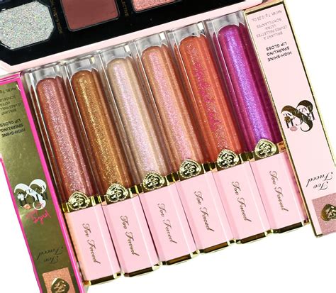 Too Faced Pretty Rich Makeup Collection Swatches Review Eotd Makeup Collection Eye Makeup
