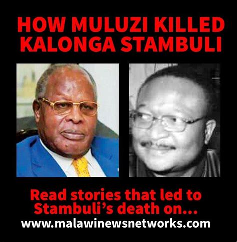 How Bakili Muluzi Killed Kalonga Stambuliand Got Away With It