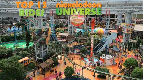 Top 15 Rides At Nickelodeon Universe Mall Of America Indoor Theme