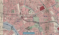 Map of Hammersmith, London