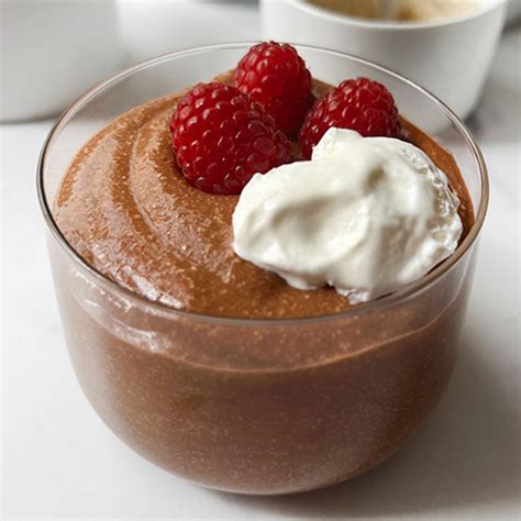 chocolate whipped cottage cheese “mousse”