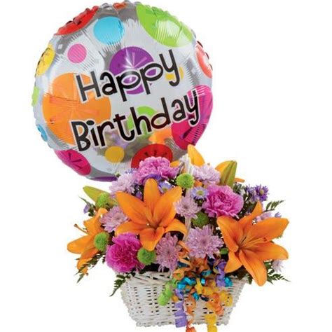 You can send valentine bouquets to australia to make valentine's week special for the loved one. Happy Birthday Bouquet And Balloon at Send Flowers in 2020 ...