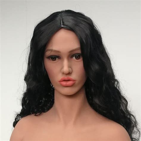 realistic sex doll head tpe lifelike oral sex thick lips love toy heads for men ebay