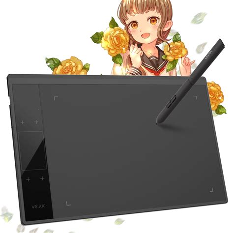 Veikk A30 V2 Drawing Tablet 10x6 Inch Graphics Tablet With Battery Free