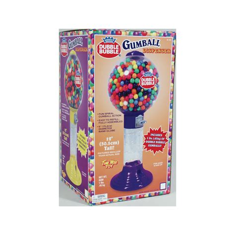 12″ Dubble Bubble Gumball Dispenser With 1 Lb Of Gumballs Buy Usa Toys