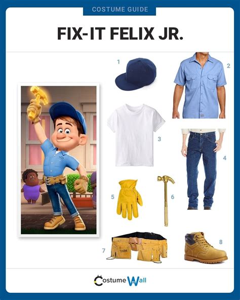 Dress Like Fix It Felix Jr Costume Halloween And Cosplay Guides