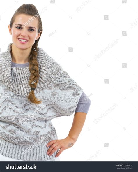 Portrait Happy Young Woman Sweater Stock Photo 151036616 Shutterstock