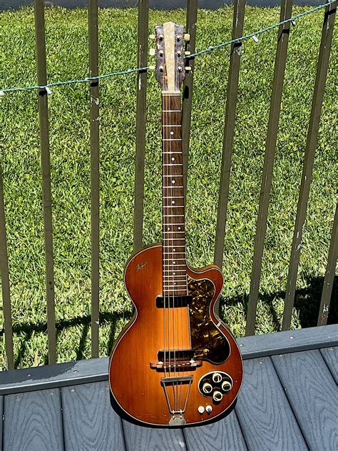 hofner guitars model 127 club 50 1956 sunburst guitar for sale guitarbroker