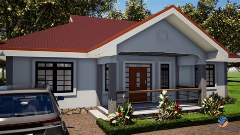 Simple Low Budget Modern 3 Bedroom House Design In Kenya