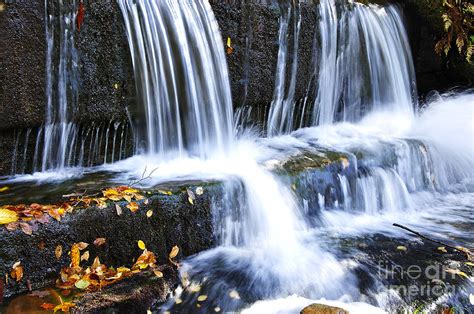 Fall Color Waterfall Photograph By Thomas R Fletcher