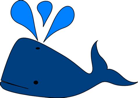 Blue Whale Clip Art At Vector Clip Art Online Royalty Free