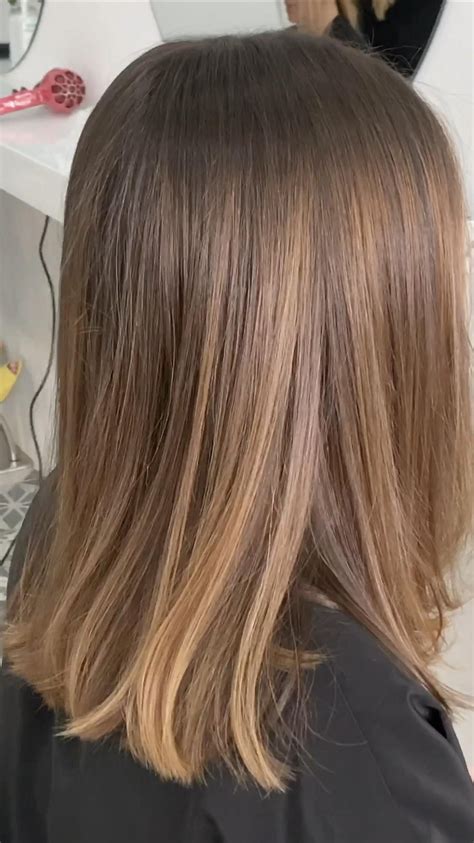 Brunette Hair Color With Highlights Brown Blonde Hair Balayage