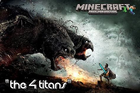 The 4 Titans Minecraft Xbox 360 Adventure Map 12011921191119