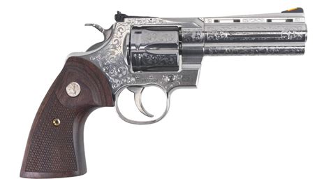 Colt Python Engraved 357 Magnum Revolver 425 Special Edition