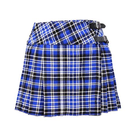 Acrylic Wool Ladies Tartan Billie Kilt Pleated House Of Scotland