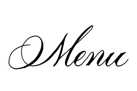 Menu Calligraphy Pre Designed Photoshop Graphics Creative Market