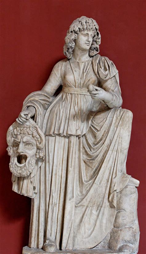 Melpomene Muse Of Tragedy Marble Roman Artwork From The 2nd Century