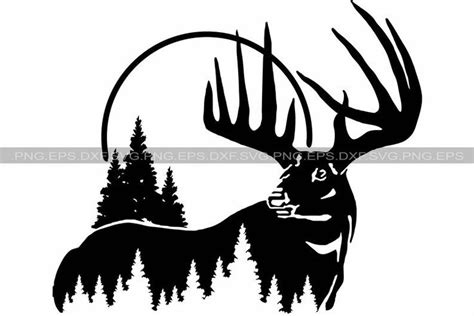 Deer svg png and svg png files instant download vector | Etsy in 2021