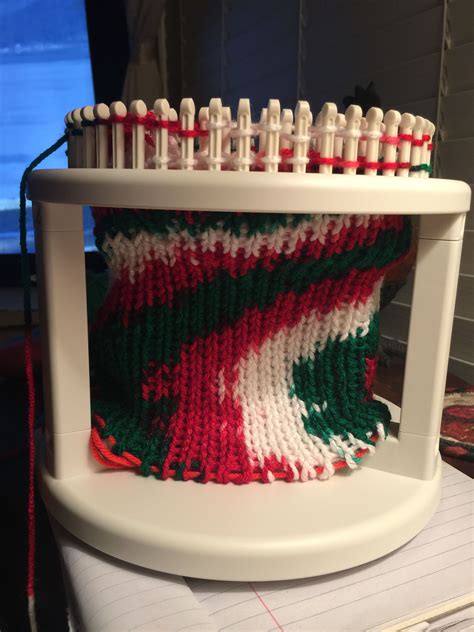 Baby knit blankets are great fun to knit, you can try out new and imaginative things for the new baby in your life who will come into this world and enjoy and. A hat I'm making on my KB double knit rotating loom ...