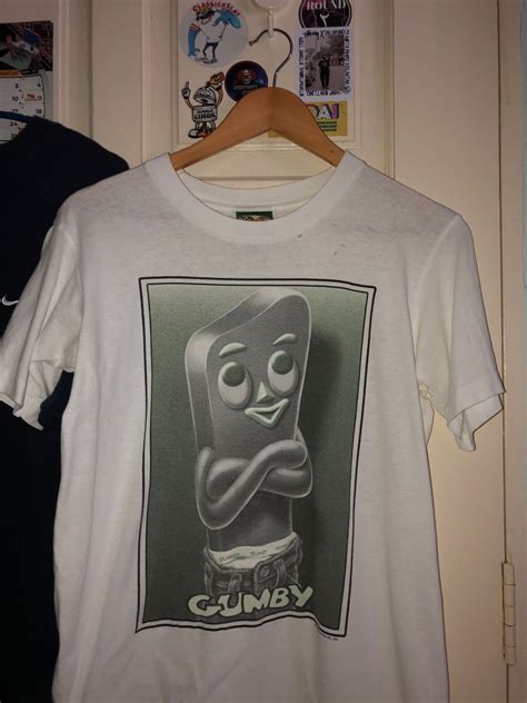 gumby 1996 vintage men s fashion tops and sets tshirts and polo shirts on carousell