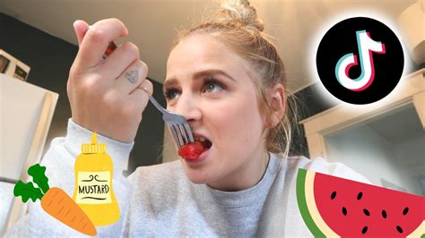 Here are some of the tastiest tiktok food trends of 2020. trying trending tiktok food trends - YouTube