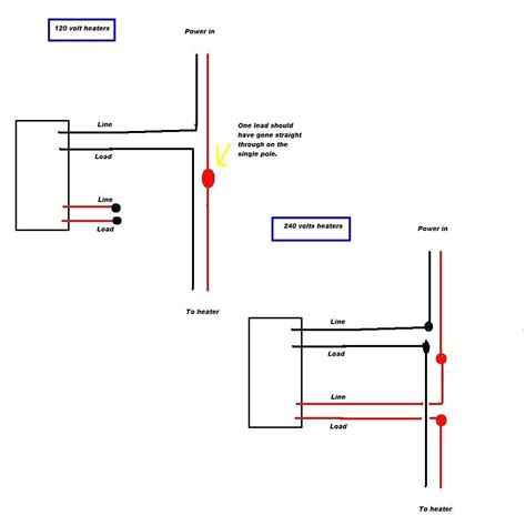 My thermostat wiring only has only three wires. Installing Two Baseboard Heaters to One thermostat Unique | Wiring Diagram Image