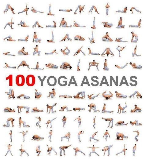 100 Yoga Asanas Yoga Poses Chart Yoga Poses Vinyasa Yoga