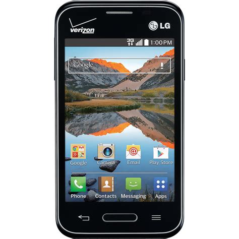 Verizon Lg Optimus Zone 2 4gb Prepaid Smartphone Black