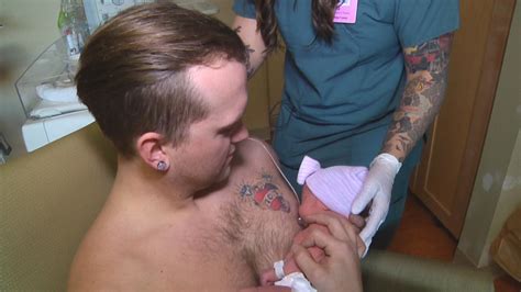 Go Ask Mum This Dad Was First To Breastfeed His Newborn Daughter When