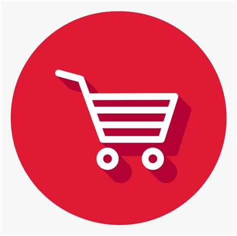 Retail Icon Red Png Download Shopping Logo Black And White