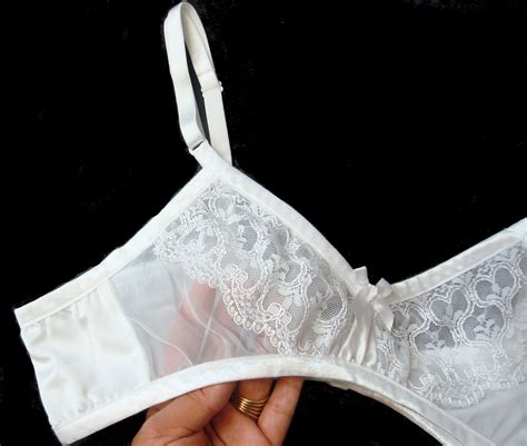 Adult Sissy Chiffon Bra With Lace Custom Made Specially Made For Men
