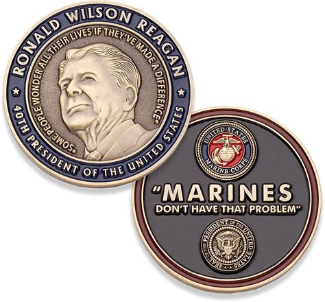 Marine Corps Challenge Coin Usmc Ronald Reagan New Zealand Ubuy