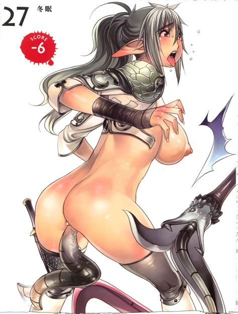 Echidna Queen S Blade Queen S Blade Highres S Girl Anal Ass Blush Breasts Elf