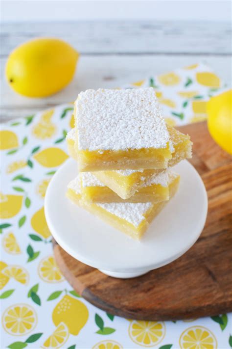 Easy Lemon Bar Recipe Lemon Square Recipe In Under 30 Minutes