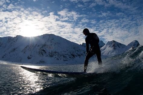 Norways Lofoten Island In Arctic Circle A Surfers Dream