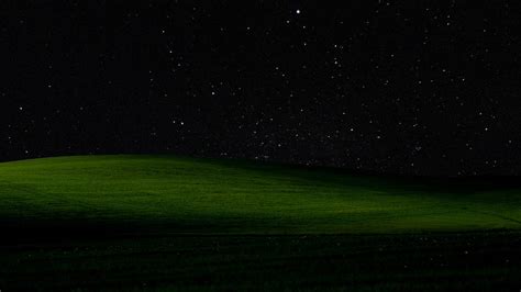 Windows Xp Bliss With Stars At Night Wallpaper By Sambox436 On Deviantart