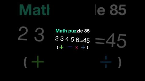 How To Solve This Math Puzzle IQ Test Math Riddles Mathpuzzles Mathproblem Maths