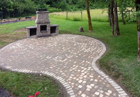 Chehalis Outdoor Fire Pit Matching Paver Patio Ajb