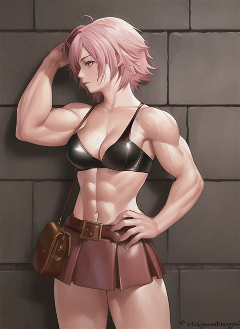 My Best Art Just Anime Girl Muscle Anime