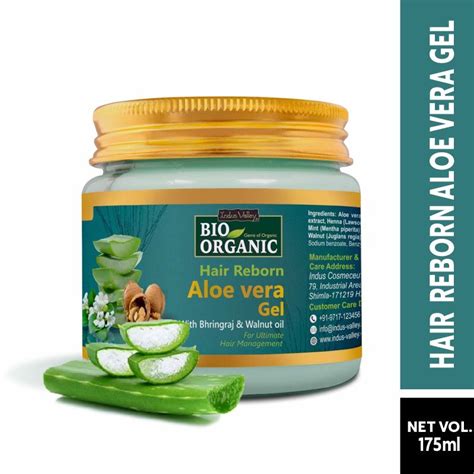 Buy Indus Valley Bio Organic Hair Color Reborn Aloe Vera Gel Online