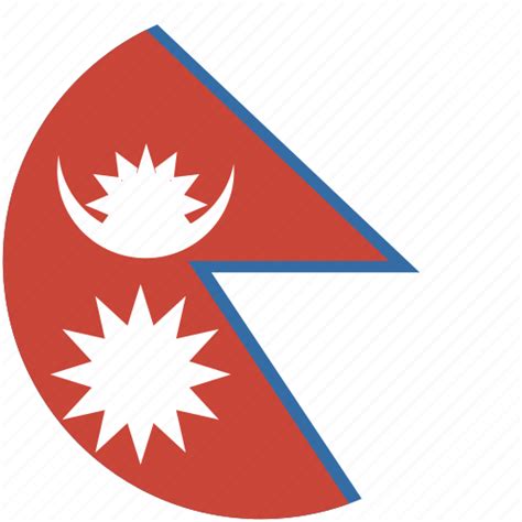 Circle Flag Nepal Icon
