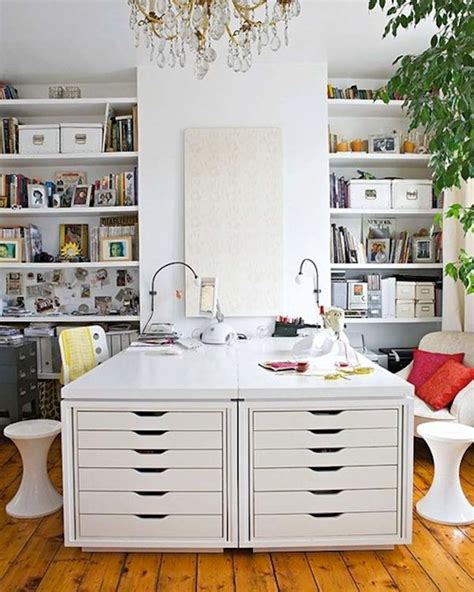 19 Creative Workspace Ideas For Couples Craft Room Office Craft Room
