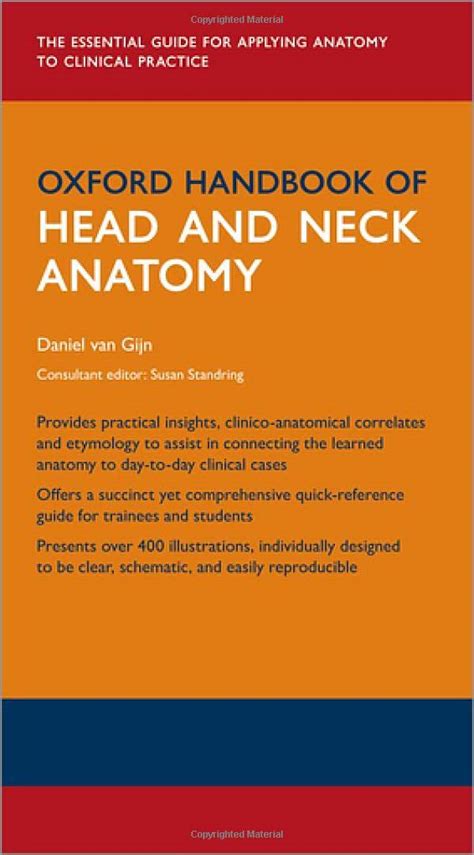 Oxford Handbook Of Head And Neck Anatomy Susan Standring Simon