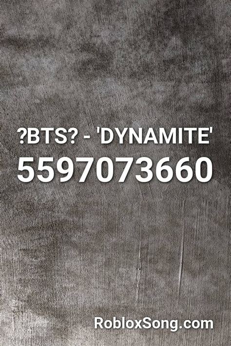 You can get the best discount of up to 56% off. 💙bts💙 - 'dynamite' Roblox ID - Roblox Music Codes in 2020 ...
