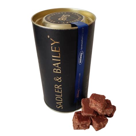 Luxury Gift Tube G Chocolate Truffle Fudge Sadler Bailey