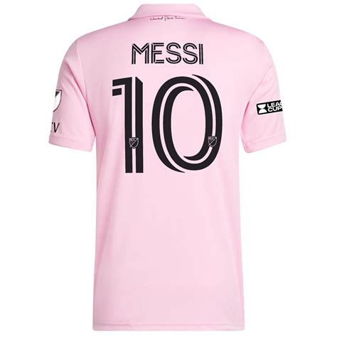 Adidas Inter Miami Lionel Messi Home Jersey 23 24 W Mls Leagues Cup Soccer Wearhouse