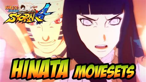 Naruto Ultimate Ninja Storm 1 4 Hinata Movesets DLC YouTube