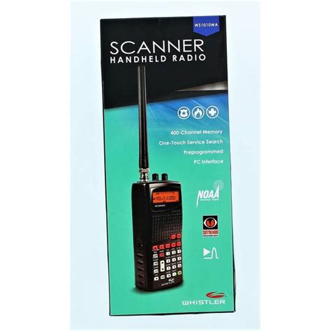 Whistler Ws1010wa Scanner Handheld Radio Flarefind