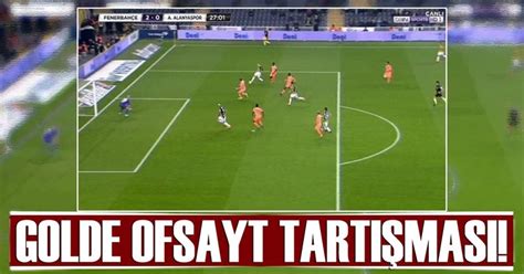 Bugün yediğimiz gol kesin olarak ofsayt. Fenerbahçe'nin golünde ofsayt tartışması! - Spor Haberleri