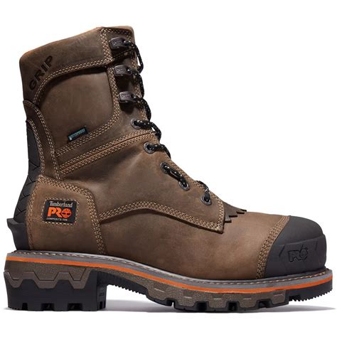 Timberland Pro Mens Boondock Hd 8 Waterproof Comp Toe Logger Boots